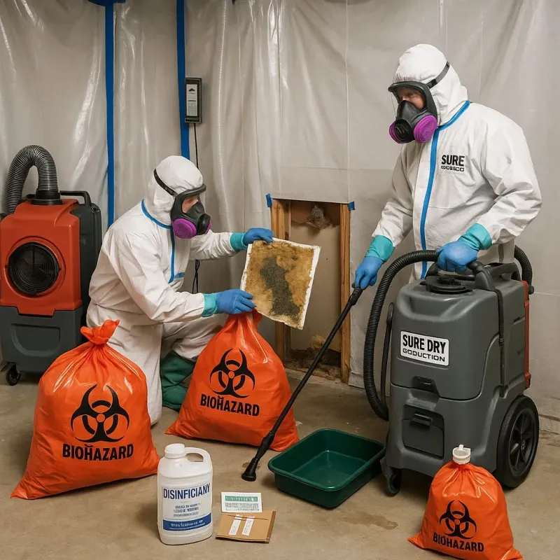 Contaminated Water Handling Protocols process in Mulberry, OH